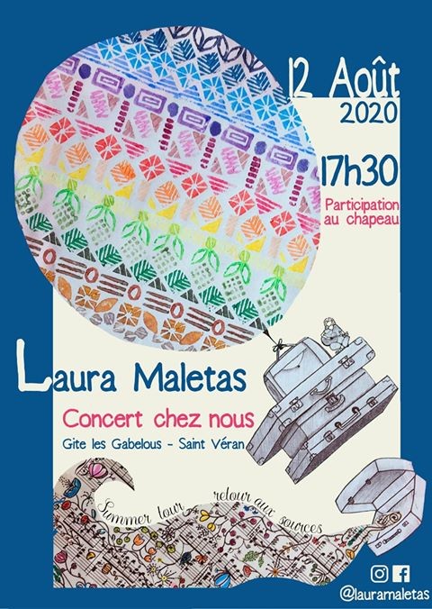 Affiche concert Laura Matelas